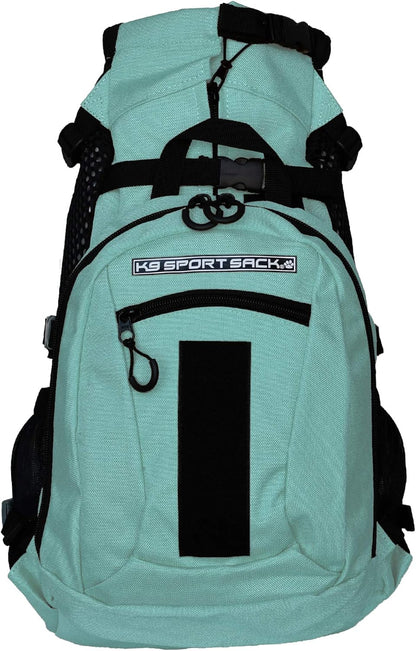 K9 Sport Sack Plus 2 - Small, Summer Mint - Ideal for Dogs 13-16” Long - Adjustable, Backpack-Style Carrier with Multi-Functional Storage Pack, Thick Shoulder Straps & Padded Back Panel