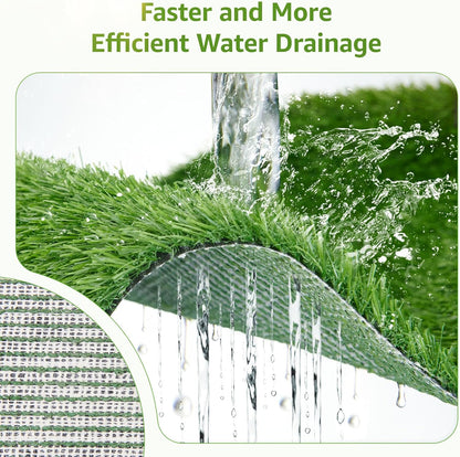 LOOBANI Dog Grass Pad with Tray Large - Dog Litter Box Indoor Potty for Apartment and Patio Training with 2 Pack Grass Pee Pads for Replacement(Tray Potty 45 * 29inch)