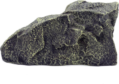 JIHAQUA Reptile Hide Medium Rock Snake Hide Cave Hideout Terrarium Habitat Decor Ornament Bearded Dragon Tank Accessories