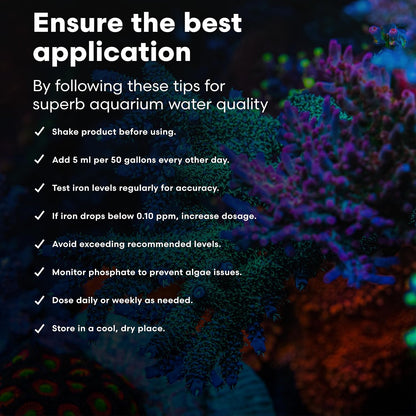 Brightwell Aquatics Ferrion – Concentrated Iron Supplement for Macroalgae, Coralline Algae & Reef Plants – Supports Coral Health – Ideal for Marine Systems, 2L