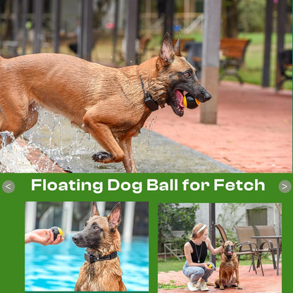 Squeaky Floating Dog Toy – Interactive Water Ball for Fetch & Pool Play, Durable Cognitive Ball for Smart Dogs,Ideal for Medium & Large Dogs