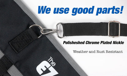 Southwestern Equine EZ Breezy Box Fan Holder, Horse Stall Classic Fan Bag, Stable Supplies, Horse Fan (2 Pack Black)