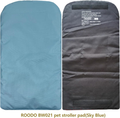 ROODO Pet Stroller Inner Pad for Exclusive Use,Original,Replaceable,Easy to Clean,Set of 3 pc(Sky Blue) - Pawvie