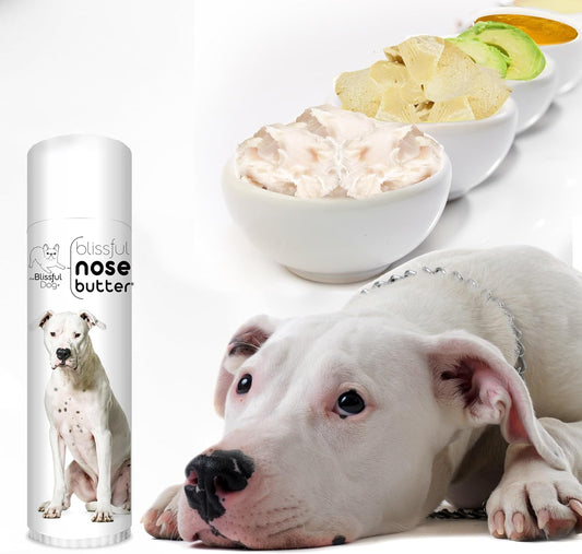 The Blissful Dog Dogo Argentino Unscented Nose Butter - Dog Nose Butter, 16 Ounce