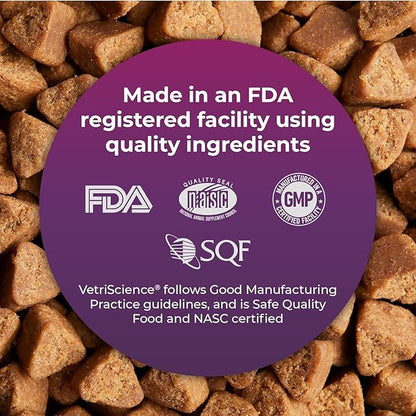 VetriScience Allergy Plus Immune Support Supplement for Dogs, Duck Flavor, 75 Chews & Omega Plus Advanced Skin Supplement for Dogs, 40 Chews