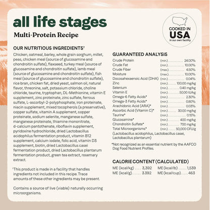Canidae All Life Stages Multi-Protein Recipe with Chicken, Turkey, Lamb, and Fish – High Protein Premium Dry Dog Food for All Ages, Breeds, and Sizes– 40 lbs.