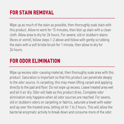 Nature's Miracle Advanced Stain and Odor Eliminator Dog for Severe Dog Messes
