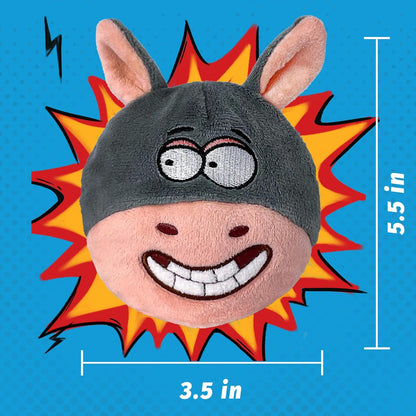 3-in-1 Interactive Dog Toys – Durable No-Stuffing Chew Toy with Squeaky Spiked Ball for Small, Medium & Large Breeds, Dog Toys for Aggressive Chewers