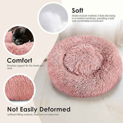 Dog Beds Large Sized Dog and Cats, 32in Pet Beds for Large Pet, Washable Indestructible Extra Large Dog Bed (Pink)