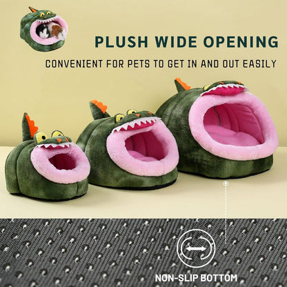 JanYoo Hedgehog Rat Bed Guinea Pig House Hamster Supplies Chinchilla Cage Ferret Rat Gerbil(S,Crocodile)