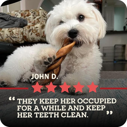Redbarn Pet Products Natural Large Collagen Sticks for Dogs - Long Lasting Alternative to Traditional Rawhide & Bully - Supports Joint, Skin, & Coat Health - Case of 35