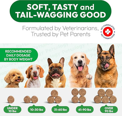 Dog Urine Neutralizer for Lawn - 170 Green Lawn Chews for Dogs - Pee Grass Burn Spot Saver Caused by Dog Urine with Probiotics & Digestive Enzymes - Advanced Gut Health Supplement, Rocks