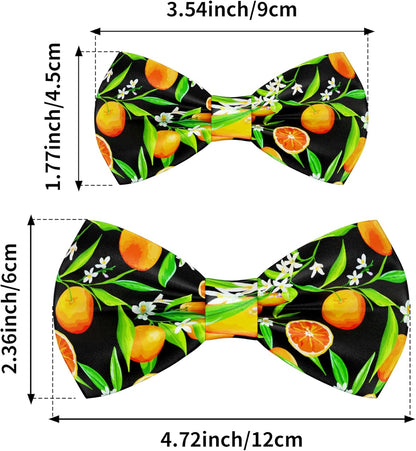 PET SHOW 10 Pack Fruit Big Dog Bow Ties for Large Medium Dogs Sliding Collar Attachments Strawberry Bowties Avocado Bowknots Holiday Party Pet Grooming Accessories(Large)