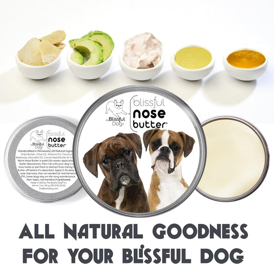 The Blissful Dog Boxer Duo Unscented Nose Butter, 16oz