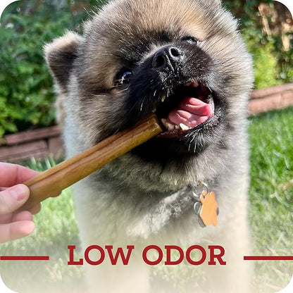 Beef Collagen Sticks for Dogs, Long Lasting Collagen Chews for Dogs. Bully Sticks Alternative High Protein Dental Treats w/Natural Collagen for Dogs Supports Joint, Skin & Coat Health