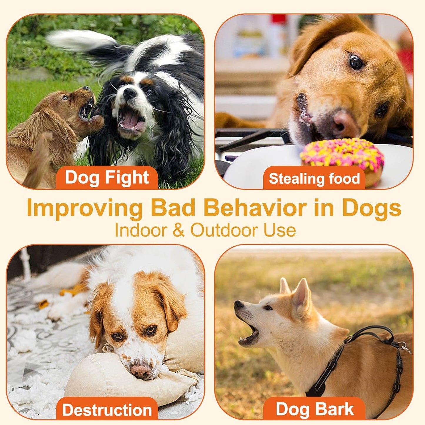 Dog Corrector Spray 80ml 2 Pack Spray Dog Trainer for Stops Barking, Place Avoidance, Attacks,Safe, Help Stop Unwanted Dog Behaviour. Easy to Use, Safe, Humane & Effective