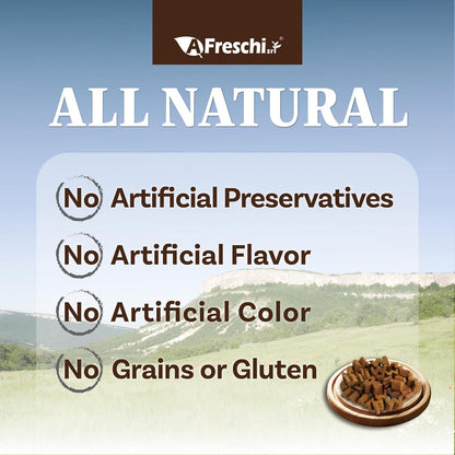 AFreschi Air-Dried Dog Food Turkey Recipe 1 lb, All-Natural, Complete & Balanced, Single-Animal Protein, Grain-Free, High-Protein, Limited Ingredients