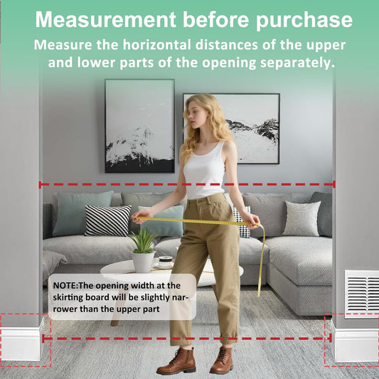 ALLAIBB Extra Wide Pressure Mounted Baby Gate Walk Through Child Kids Safety Toddler Tension White Long Large Pet Dog Gates with Extension for doorways Kitchen (43.31-48.03"/110-122cm)