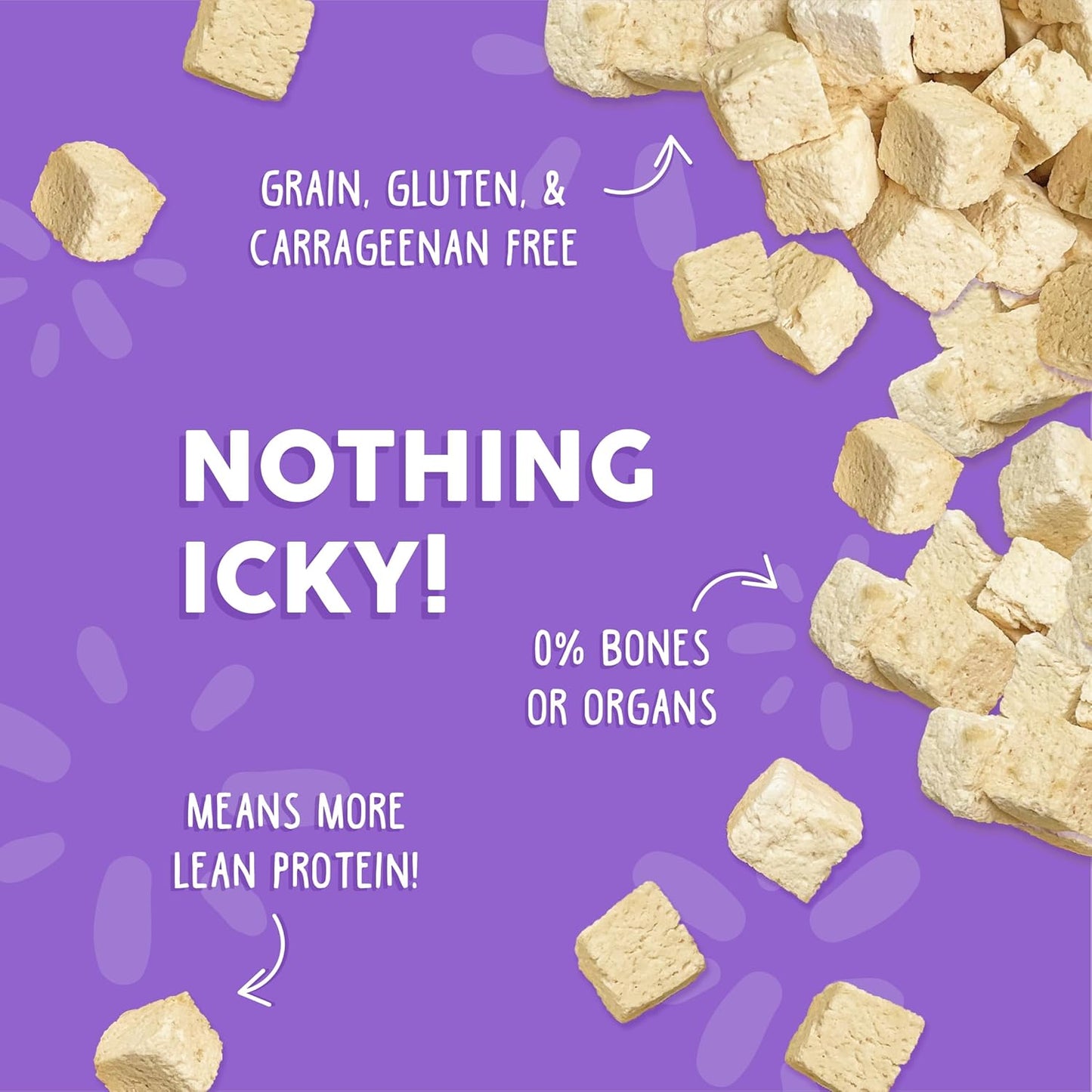 Weruva Cat Freeze Dried, Paw Lickin' Chicken with Chicken Breast, 7oz Bag