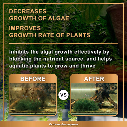 AZOOPLUS BIO XD Extreme Decomposer Nitrifying Bacteria for Freshwater and Saltwater Fish Tank 16.9 Ounces