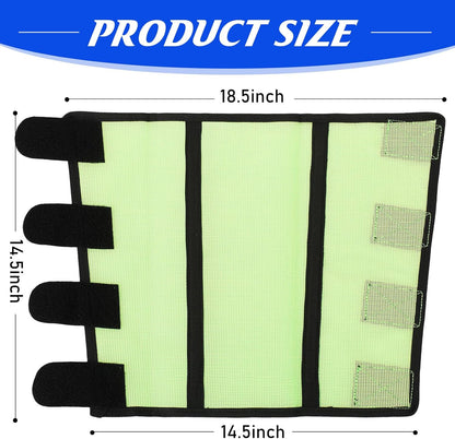 8 Pcs Mesh Fly Boots for Horse Breathable Mesh Horse Boots Protective Horse Leg Wraps Horse Leggings for Preventing Flies and Mosquitoes Bites (Light Pink, Dark Pink)