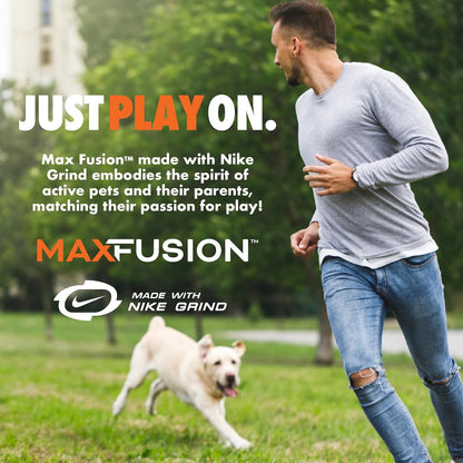 Max Fusion with Nike Grind, Arlee Meteor Dog Toy, Chew Toy for Play, Fetch, Tug, S