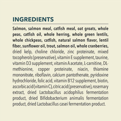 ACANA Dry Cat Food Bountiful Catch Salmon Catfish and Herring 4lb Bag