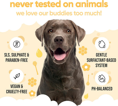 Itch Relief Dog Shampoo by Buddycare | with Aloe Vera and Pro Vitamin B5 (50.72oz)