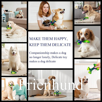 9-Pack Durable Dog Toys for Large Dogs: Durable Chew Toys for Large Breed, Indestructible Dog Toy for Aggressive Chewers, Dog, A for Furry Friends