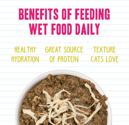 Weruva BFF Minced Natural Wet Cat Food, Tuna and Chicken 4 Eva in Gravy, 5.5oz Can, Pack of 24