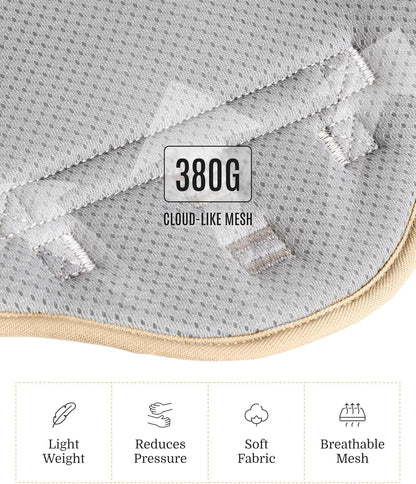 2025 New Edition, Fei & Eve MagEase Dog Harness - 3-Second Magnetic Buckles | 3-Point No-Pull Control | Heavy-Duty 900D Nylon | Dual Safety Handles | Breathable Mesh | Adjustable Fit, Large, Champagne