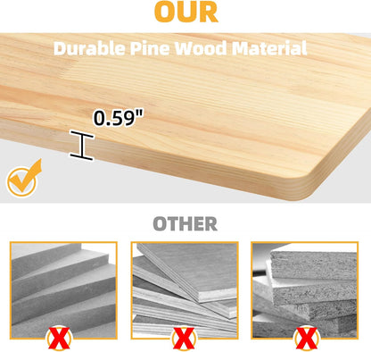 Cat Wall Shelves, Cat Wall Furniture Pine Wooden Feline Shelf, 5 Piece Shelves and Perches with Bed, House, Steps, Bridge Ladder and Scratching Post