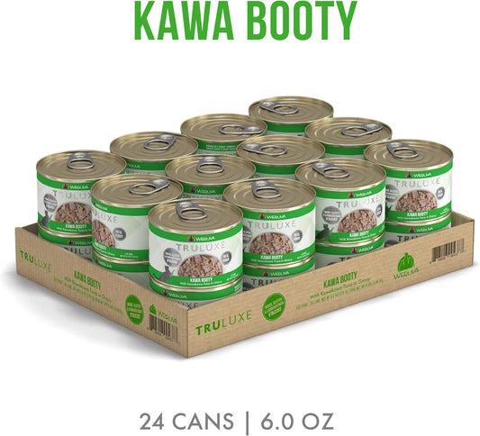 Weruva TruLuxe Cat Food, Kawa Booty with Kawakawa Tuna in Gravy, 6oz Can (Pack of 24)