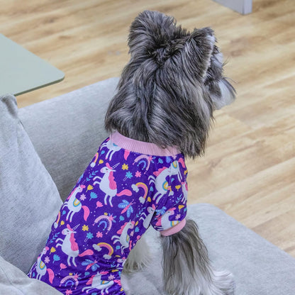 CuteBone Dog Halloween Pajamas Puppy Onesies Small Dogs Soft Pjs Coat Cat Apparel Comfy Pet Christmas Clothes Outfit Doggie Bodysuit P291L