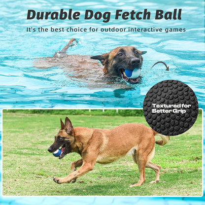 Squeaky Floating Dog Toy – Interactive Water Ball for Fetch & Pool Play, Durable Cognitive Ball for Smart Dogs,Ideal for Medium & Large Dogs