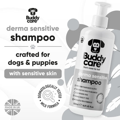 Derma Sensitive Dog Shampoo with Aloe Vera and Pro Vitamin B5 (50.72oz)
