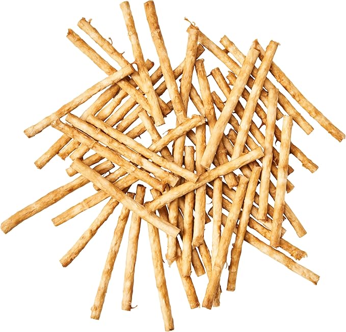 Fieldcrest Farms Nothin' to Hide Twist Stix, Beef Flavor – Easily Digestible Dog Chews, Supports Skin, Coat, Joints & Muscles, for Moderate Chewers Under 15 lbs, 100 Total Pieces
