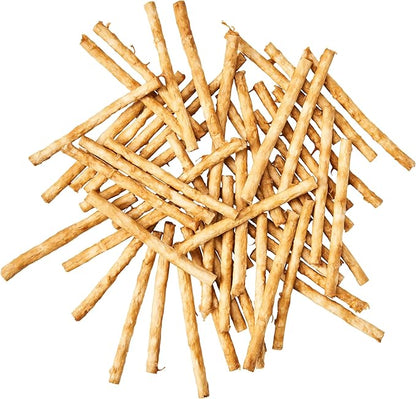 Fieldcrest Farms Nothin' to Hide Twist Stix, Beef Flavor – Easily Digestible Dog Chews, Supports Skin, Coat, Joints & Muscles, for Moderate Chewers Under 15 lbs, 100 Total Pieces