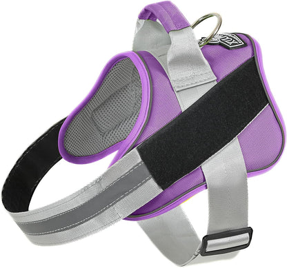 Bolux Dog Harness, No-Pull Reflective Dog Vest, Breathable Adjustable Pet Harness with Handle for Outdoor Walking - No More Pulling, Tugging or Choking (Lavender, Small (Pack of 1))