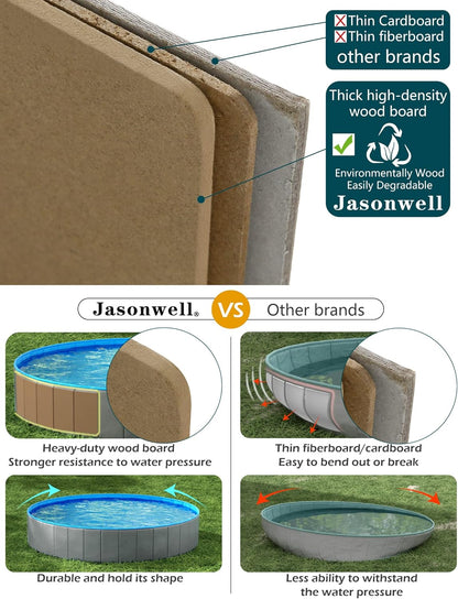 Jasonwell Foldable Dog Pet Bath Pool Collapsible Dog Pet Pool Bathing Tub Kiddie Pool Doggie Wading Pool for Puppy Small Medium Large Dogs Cats and Kids 71" Grey - Pawvie