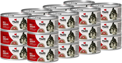 Nulo Beef & Lamb Recipe Pate Wet Canned Cat Food, 5.5 Ounce (Pack of 24)