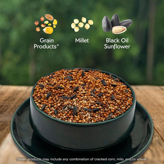 Morning Song Dove & Ground Feeding Wild Bird Seed -12 lb. Dove, Quail & Pigeon Wild Bird Food for Outside Feeders