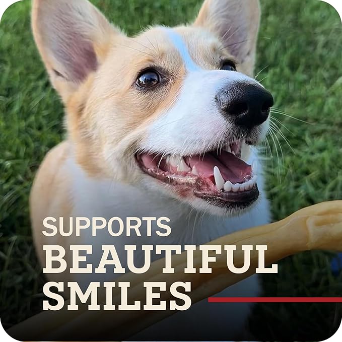 Beef Collagen Sticks for Dogs, Long Lasting Collagen Chews for Dogs. Bully Sticks Alternative High Protein Dental Treats w/Natural Collagen for Dogs Supports Joint, Skin & Coat Health