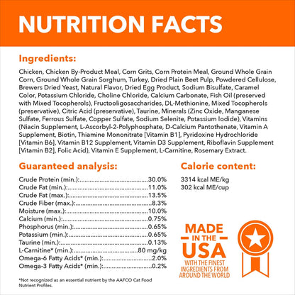 IAMS Proactive Health Indoor Weight Control & Hairball Care Adult Dry Cat Food, Chicken & Turkey Recipe, 22 lb. Bag