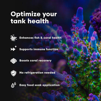 Brightwell Aquatics Vitamarin-M – Complete Vitamin Supplement for Marine Fish, Corals & Invertebrates – Supports Growth, Color & Immune Health – No Refrigeration, 2L