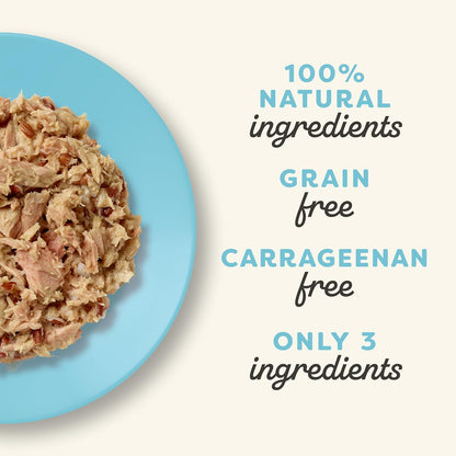 Applaws Natural Wet Cat Food in Broth, Limited Ingredient Wet Cat Food Pouches, No Additives, Made with Natural Ingredients, Tuna Fillet with Seabream in Broth (12 x 5.3oz Pouches)