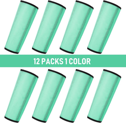 Jexine 12 Fly Boots for Horse Set of 12 Loose Breathable Mesh Horse Fly Sheets Protective Horse Leg Wraps Leggings for Preventing Flies and Mosquitoes Bites(Green)