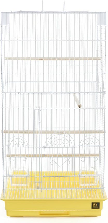 Prevue Pet Products SPECONO1818H-Y Tall Tiel Cage, Yellow