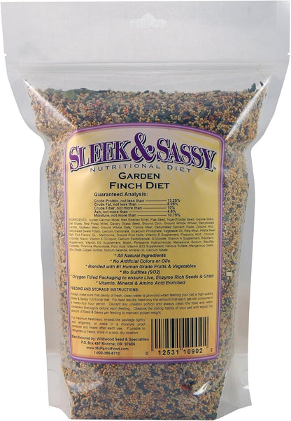 SLEEK & SASSY Garden Finch Bird Food (2 lbs.)