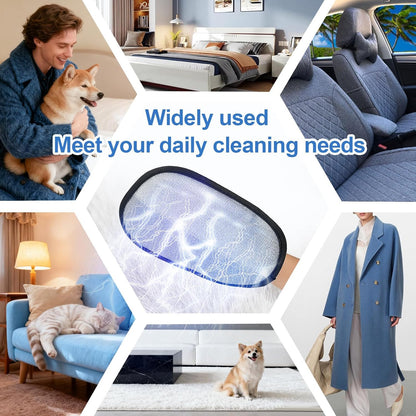 Pet Hair Removal Glove for Cats & Dogs, Upgraded Five-Finger Electrostatic Pet Hair Gloves, Reusable Magic Brush Pet Hair Remover Tool for Laundry, Couch, Carpet, Car Seat